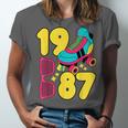 1987 Retro Raised In The 80s Old School Nostalgia Vibes Unisex Jersey T-Shirt
