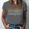 4th Grader Coming Soon 3rd Grade Graduation Unisex Jersey T-Shirt