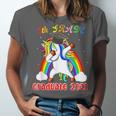 5th Grade Graduate Class 2021 Dabbing Unicorn Graduation Unisex Jersey T-Shirt