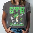 5th Grade Graduate Dinosaur Dab Graduation School Unisex Jersey T-Shirt