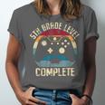 5th Grade Level Complete Gamer Graduation Boys Class Of 2024 Unisex Jersey T-Shirt