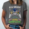 5th Grade Level Complete Gaming Graduation Class 2023 Gamer Unisex Jersey T-Shirt