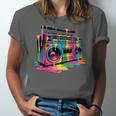 80s 90s Hip Hop Nostalgia Retro Boombox Music Lovers Unisex Jersey T-Shirt