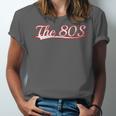 The 80S Eighties Decade Nostalgia Music Vintage Varsity Unisex Jersey T-Shirt