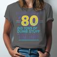 80s Nostalgia Retro Humor So Glad I Grew Up In The 80s Unisex Jersey T-Shirt