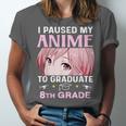 8th Grade Graduation Anime 2024 Graduate Middle School Girls Unisex Jersey T-Shirt