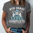 8th Grade Level Complete Graduation 2025 Class Eighth Grade Unisex Jersey T-Shirt