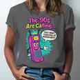 The 90s Are Calling Retro 90s Kid Nostalgia Gag Meme Unisex Jersey T-Shirt