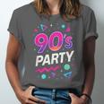 90's Party 90s Nostalgia Retro Rave Dance Music Unisex Jersey T-Shirt 90's Party 90s Nostalgia Retro Rave Dance Music Unisex Jersey T-Shirt