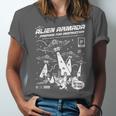 Alien Abduction UFO Lovers Comic Book Style Shirt Unisex Jersey T-Shirt