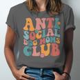 Anti Social Dog Moms Club Introvert Dog Mom Retro Men Women Unisex Jersey T-Shirt
