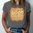 Antisocial Like A Good Neighbor Stay Over There Introvert Unisex Jersey T-Shirt