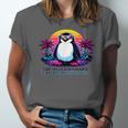 Awkward But Loyal Penguin Synthwave Vapowave Introvert Unisex Jersey T-Shirt Awkward But Loyal Penguin Synthwave Vapowave Introvert Unisex Jersey T-Shirt