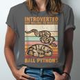 Ball Python Snake Introvert Ball Python Unisex Jersey T-Shirt