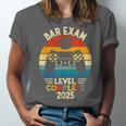Bar Exam Level Complete 2025 Lawyer Law School Graduation Unisex Jersey T-Shirt