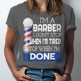 Barber Stylist Barber College Graduation Unisex Jersey T-Shirt