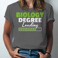 Biology Degree Loading Graduation Student Teacher Biologist Unisex Jersey T-Shirt