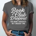 Book Club Droppout Introvert Reader Tee Unisex Jersey T-Shirt