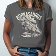 Book Dinosaur Bookworm T-Rex Dino Reading Books Book Unisex Jersey T-Shirt