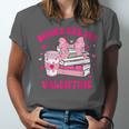 All Booked For Valentines Book Reading Coquette Bow Unisex Jersey T-Shirt All Booked For Valentines Book Reading Coquette Bow Unisex Jersey T-Shirt