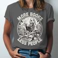 More Books Less People Introvert Skeleton Reading Unisex Jersey T-Shirt More Books Less People Introvert Skeleton Reading Unisex Jersey T-Shirt