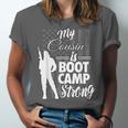 Boot Camp Graduation Military Cousin Support Tee Unisex Jersey T-Shirt