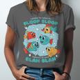 Cartoon Sarcasm Anti-Social Nihilism Introvert Fish Unisex Jersey T-Shirt