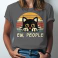 Cat Eww People Introvert Meme Women Men Kids Unisex Jersey T-Shirt Cat Eww People Introvert Meme Women Men Kids Unisex Jersey T-Shirt