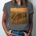 Cat Sloth Dog Retro Nostalgia Roadtrip Photo Unisex Jersey T-Shirt Cat Sloth Dog Retro Nostalgia Roadtrip Photo Unisex Jersey T-Shirt