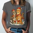 Cats Reading Books Christmas Tree Unisex Jersey T-Shirt Cats Reading Books Christmas Tree Unisex Jersey T-Shirt