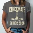 Checkmate Senior 2026 Chess Piece Class Of 2026 Graduation Unisex Jersey T-Shirt