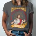 Christian Jesus Religious Sayings Catholic Introvert Unisex Jersey T-Shirt Christian Jesus Religious Sayings Catholic Introvert Unisex Jersey T-Shirt