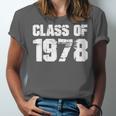 Class Of 1978 High School College Graduation Reunion Unisex Jersey T-Shirt