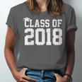Class Of 2018 Graduation Senior High School College Unisex Jersey T-Shirt