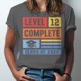 Class Of 2019 Senior High School Graduation Level 12th Grade Unisex Jersey T-Shirt