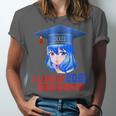 Class Of 2021 Graduate Kawaii Anime Girl School Graduation Unisex Jersey T-Shirt