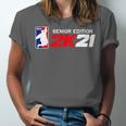Class Of 2021 Senior Year Gamer Style Graduation For Grad Unisex Jersey T-Shirt