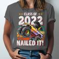 Class Of 2022 Monster Truck Graduation Cap Retro Sunset Boy Unisex Jersey T-Shirt