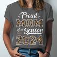 Class Of 2024 Proud Mom Of Senior Class 24 Graduation Unisex Jersey T-Shirt