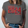 Class Of 2024 Senior Back To School Vintage Graduation Tee Unisex Jersey T-Shirt
