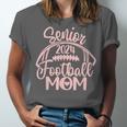 Class Of 2024 Senior Football Graduation Mom Unisex Jersey T-Shirt