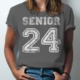 Class Of 2024 Senior Graduation Tee Back To School Vintage Unisex Jersey T-Shirt