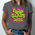 Class Of 2025 Senior Fresh 90s TV Style Retro Graduation Unisex Jersey T-Shirt