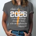 Class Of 2026 Christian Graduation Senior Graduate Unisex Jersey T-Shirt