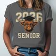 Class Of 2026 Highland Cow Senior Graduation School Pride Unisex Jersey T-Shirt