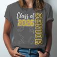 Class Of 2026 Senior 26 High School Graduation -Gold Unisex Jersey T-Shirt