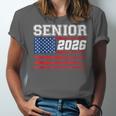 Class Of 2026 Senior Back To School American Flag Graduation Unisex Jersey T-Shirt
