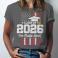 Class Of 2026 Senior Graduation American Flag Senior 2026 Unisex Jersey T-Shirt
