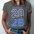 Class Of 2026 Senior Graduation High School And College Grad Unisex Jersey T-Shirt