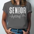 Class Of 2026 Senior Reading Themed Book Heartbeat Unisex Jersey T-Shirt Class Of 2026 Senior Reading Themed Book Heartbeat Unisex Jersey T-Shirt
